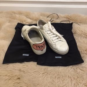 Prada Speech Bubble Print Sneakers